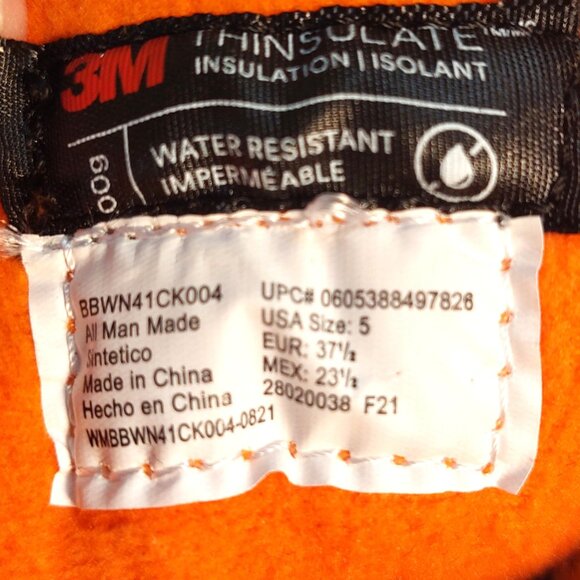 Wonder Nation Youth Boys Thinsulate Boots size 5 -Brand New - Picture 5 of 6